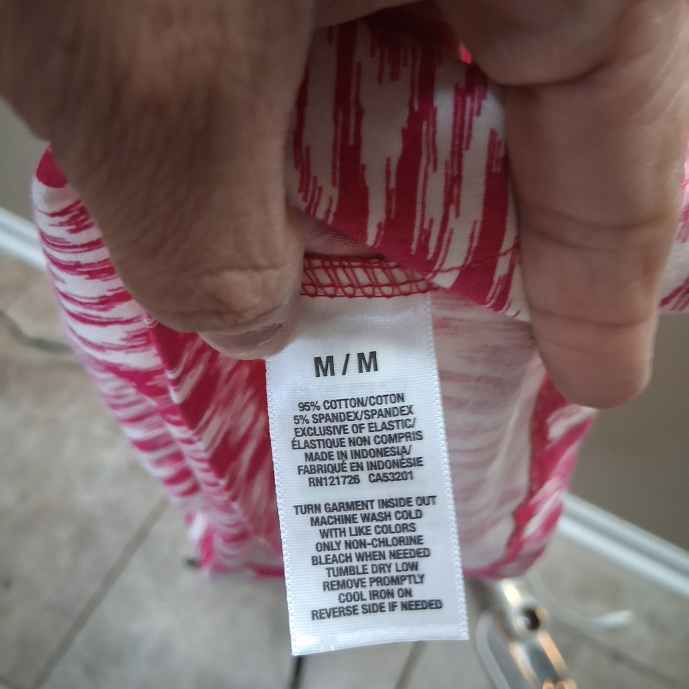 Aéropostale Strapless Pink Ikat Dress - Size M - New with Tags and Straps - Picture 3 of 12